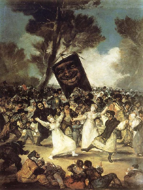 Francisco Goya The Funeral of the sardine china oil painting image